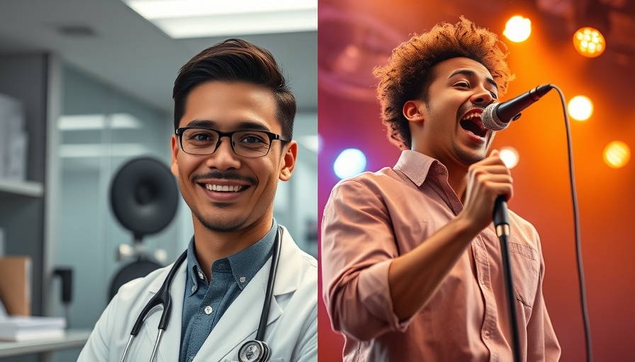 Dual roles of confident healthcare provider and passionate singer
