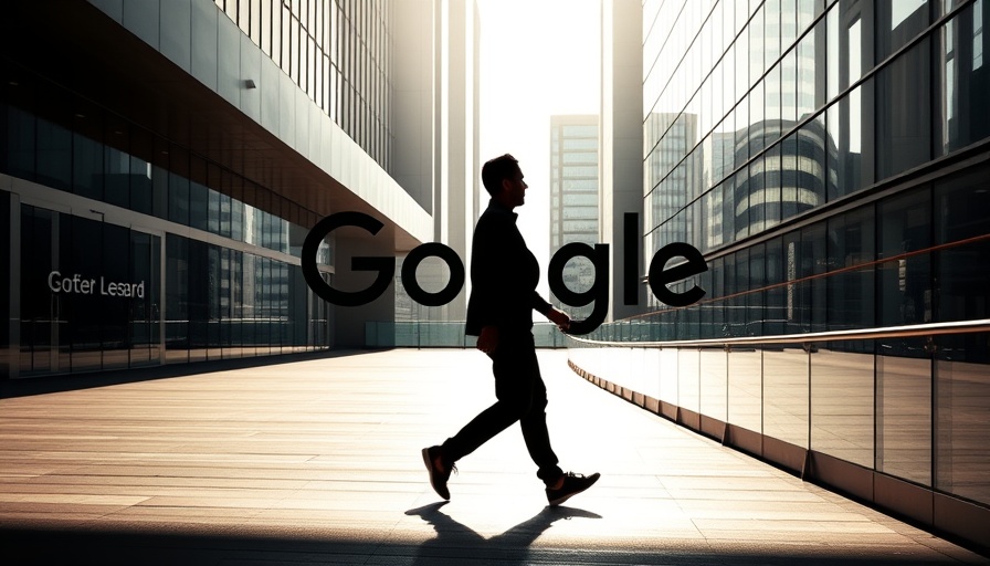 Google lobbying privacy bill - silhouette in front of Google sign.