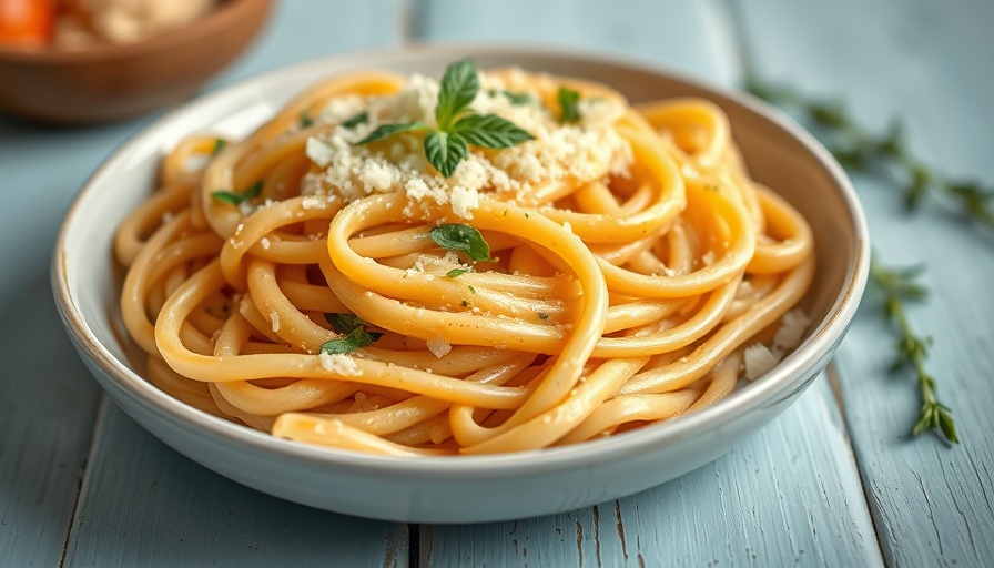 Healthy kid-friendly dinner ideas with creamy pasta dish.