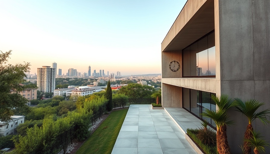 Modern minimalist house with angular design to prepare your home for hurricanes.