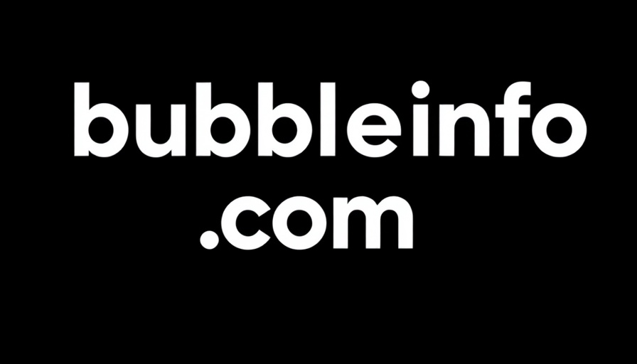 Bubbleinfo.com minimalistic logo design.