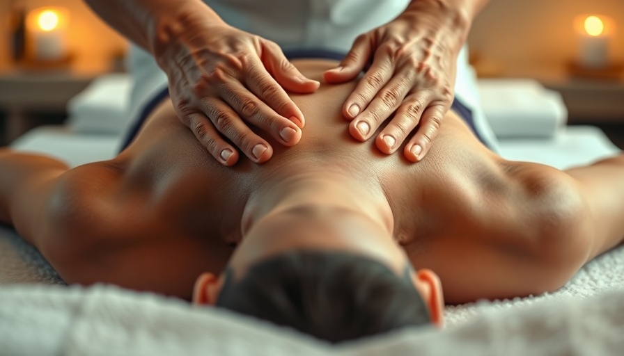 Close-up of a massage session highlighting oncology massage benefits.
