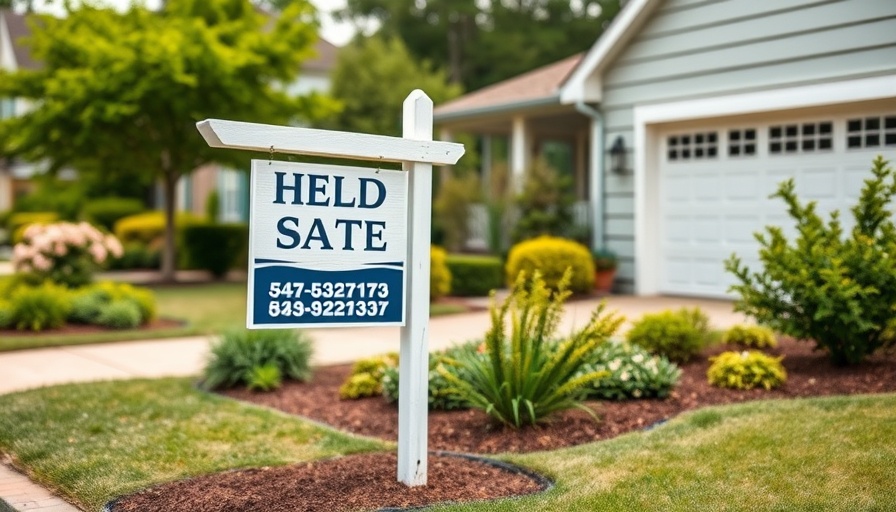 Real estate sign in San Diego suburb indicating housing market trends.