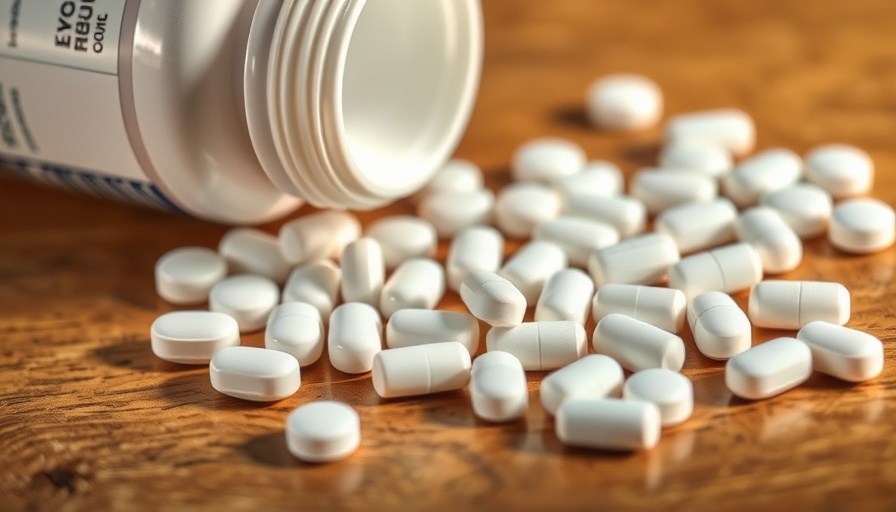 White acetaminophen pills and bottle linked to autism discussion.
