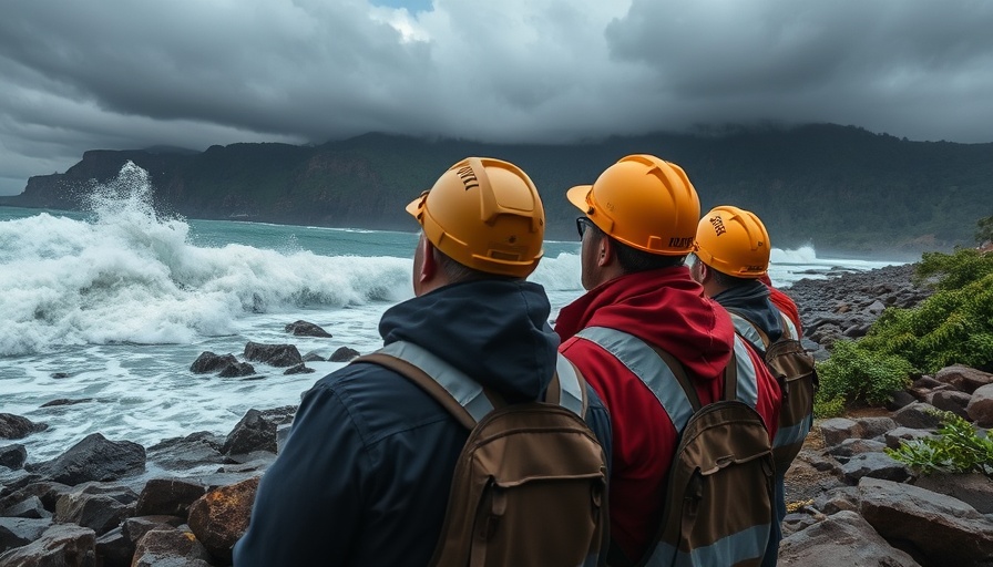 People observing waves during Super Typhoon Ragasa impact.