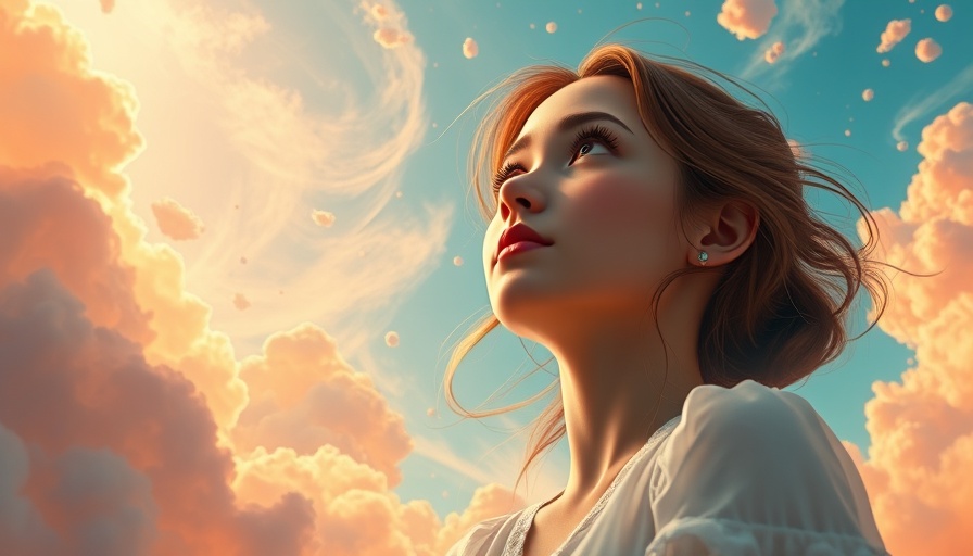 Artistic depiction of a woman symbolizing neurodivergence and community wellness.