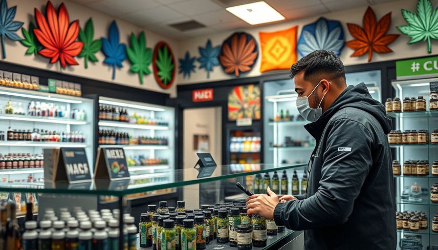California marijuana dispensary interaction amid tax discussion.