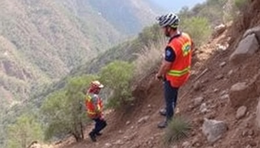 Missing cyclist found severely injured in ravine by Customs and Border Protection