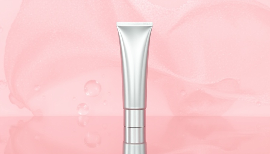 Gentle Retinol skincare product on a pink background
