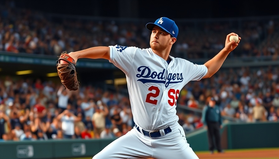Roki Sasaki, Dodgers pitcher, mid-pitch in a game, stadium background.