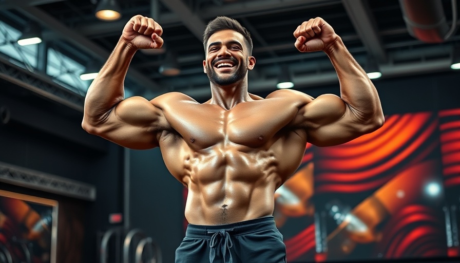 Behrouz Tabani Mr. Olympia 2025 winner celebrating on stage.