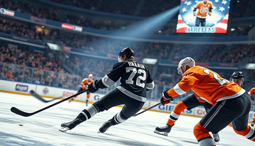 Kings Ducks overtime game with players in action on the ice.