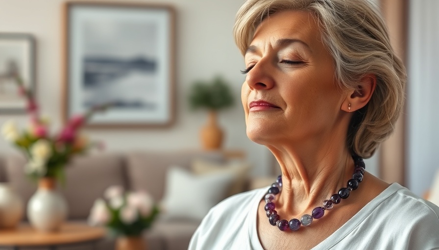 Meditating woman practicing Reiki for lung health.