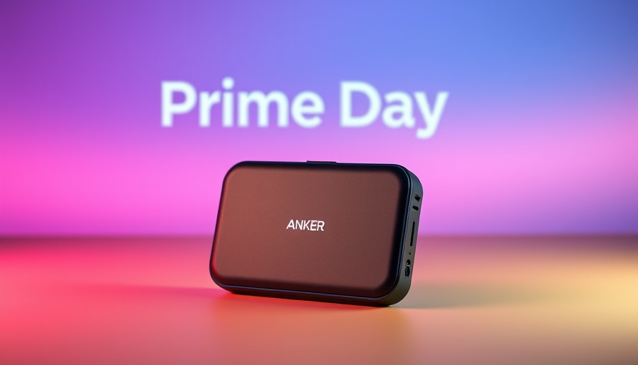 Prime Day Anker deals featuring Anker Solix gadget with vibrant background.