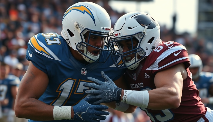 Chargers lose to Commanders game analysis showcasing intense player action.
