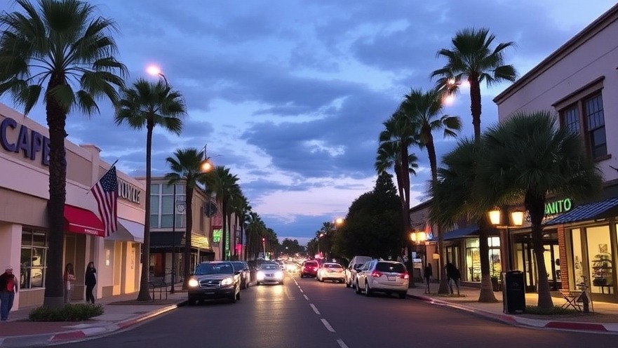 Vibrant view of Downtown Carlsbad, capturing the essence of North County homes.