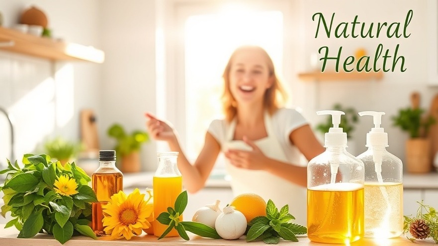 Bright kitchen scene showcasing homemade soap creation for natural health.