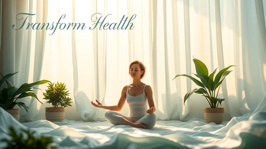Guided visualization for healing: person meditating in a serene sunlit room.