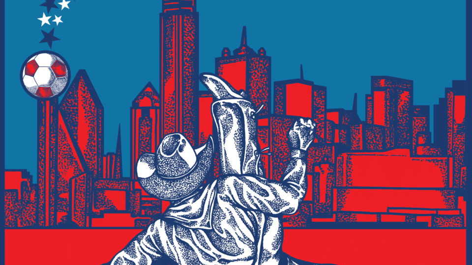 Entrance of Traders Village in Texas, vibrant market scene, sunny day.