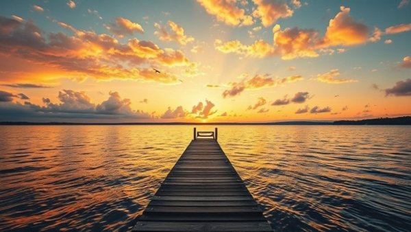 Hillsboro Texas family fun outdoor adventures at a serene lakeside sunset.