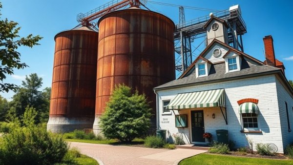 Fun things to do in Waco, Texas: Visit historic silos and architectural landmarks.
