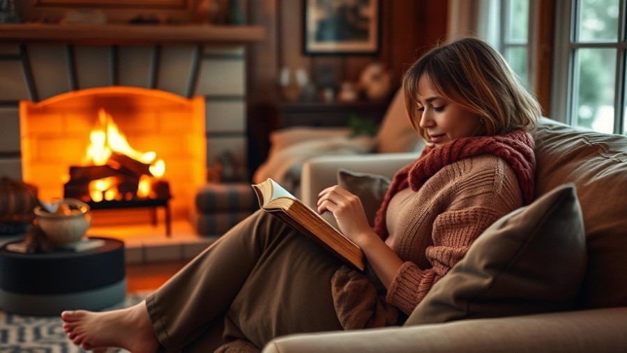 Cozy reads by the fire, featuring winter books by Lone Star State authors.