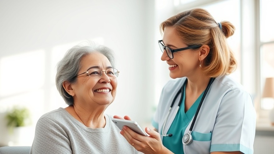 Relieved patient smiling with a caring provider, highlighting healthcare access trends.