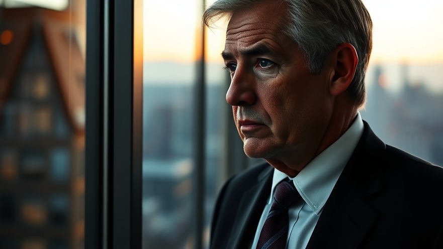 Thoughtful man in business attire reflecting on Cuomo COVID policies and public trust.