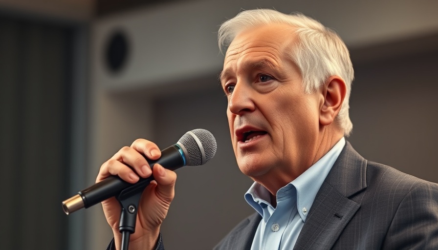 Older man sharing insights on becoming a millionaire during a podcast.