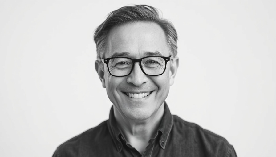 AI as a Megatrend: Black and white portrait with soft lighting.