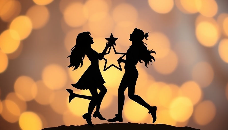 Group silhouettes with a star symbolizing subcontracting success in cleaning.