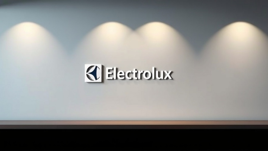 Electrolux logo in soft lighting illustrating innovation failure lessons.