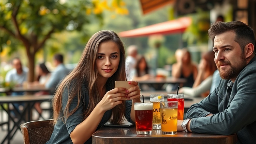 Casual café setting from Nobody Wants This Season 3 with drinks and conversation.