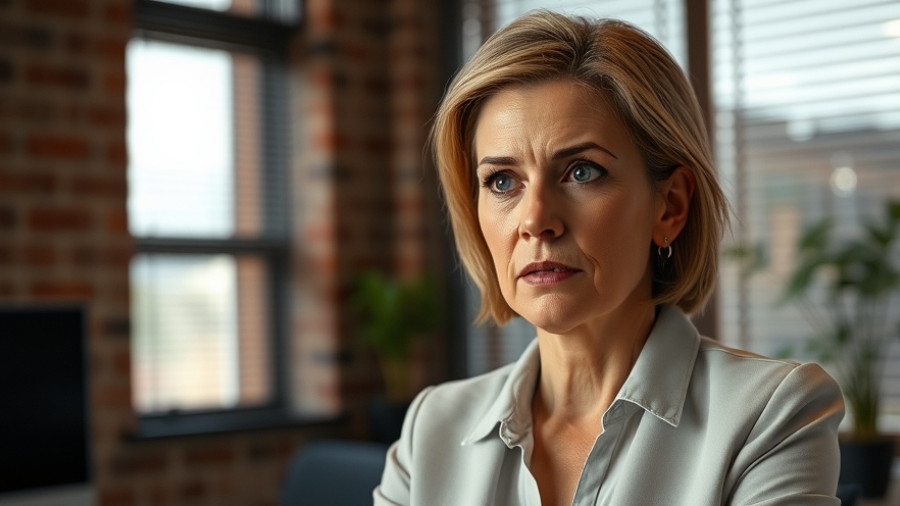 Middle-aged woman emphasizes why to never let AI replace humans.