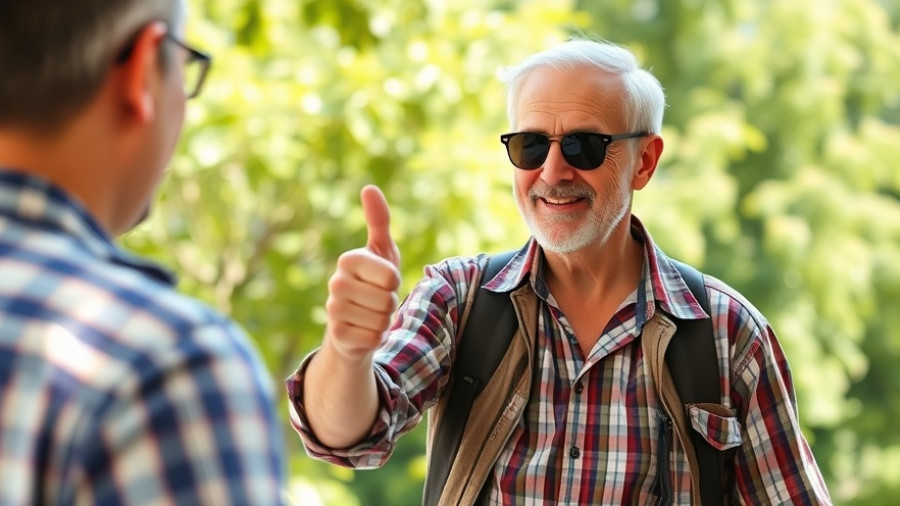 Casual mentality shift depicted as man gives thumbs-up, Amazon job cuts culture shift