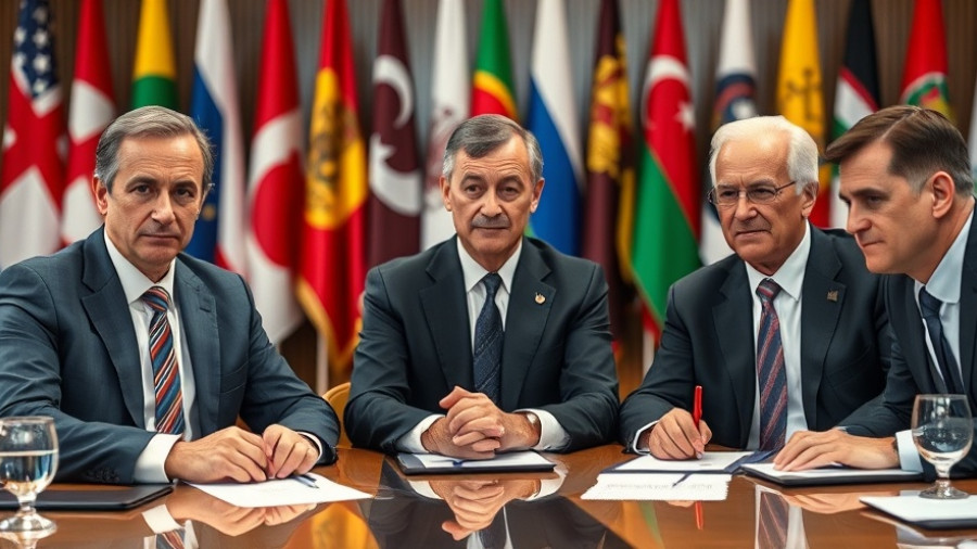 Conference with officials, flags background, Canada's Prime Minister Carney Apology.