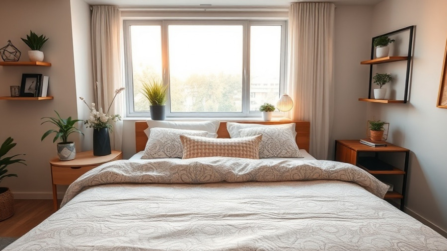 Cozy bedroom setup highlighting unrealistic expectations on housekeeping.