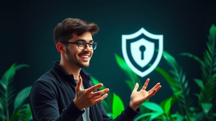 Enthusiastic expert discussing how to protect your website from hackers.