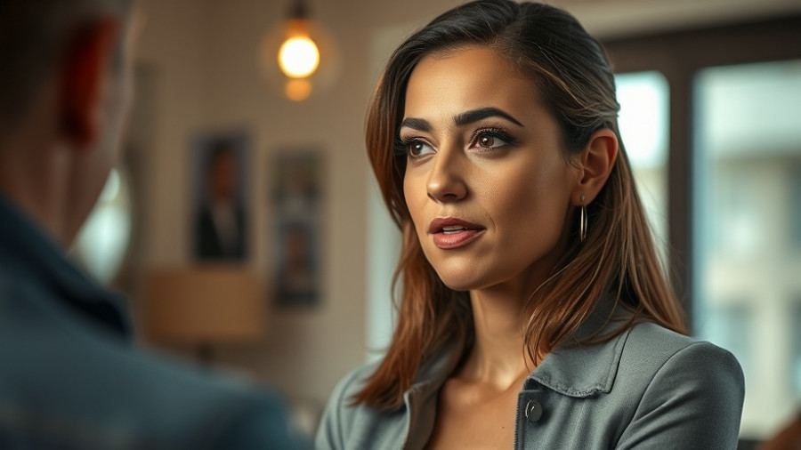 Confident woman discussing, symbolizing an artist finding new life after alcohol.