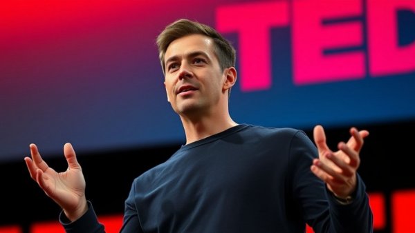 AI in athletic scouting explained during a TED talk.