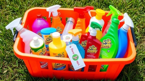 Social Media Giveaways: collection of Scrub Daddy products in tote.