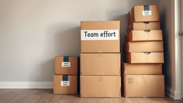 Stacked boxes labeled 'Team effort' suggesting community support.