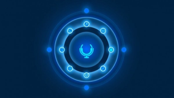 Modern podcast logo on how to write content that ranks locally.