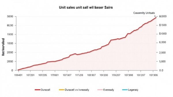 Chart showing Eveready underinvesting in marketing compared to Duracell sales.