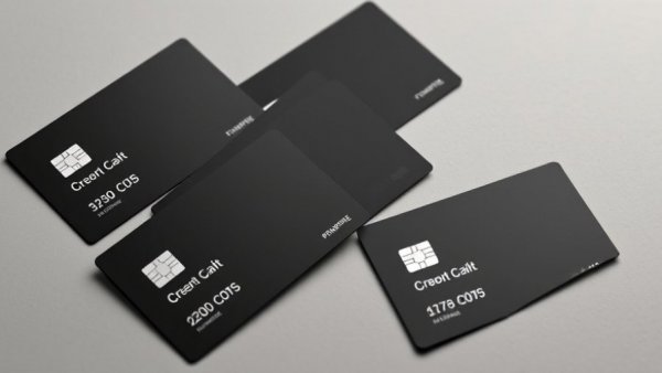 Sleek black premium credit cards for non-residents, elegant design.