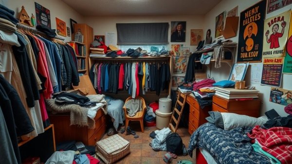 The Power of Before and After Narratives in a messy room transformation.