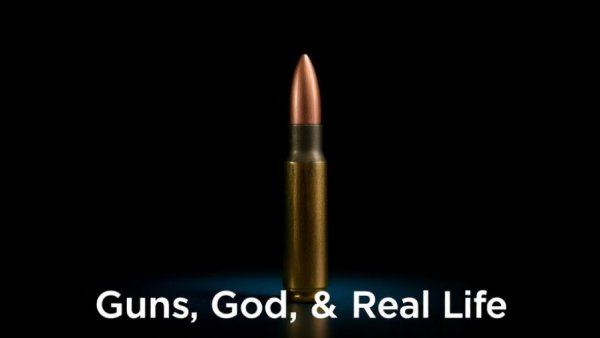 Firearms discussion with community responsibility theme.