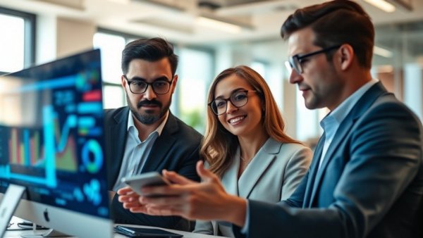 AI in production quality: Team using technology for data analysis