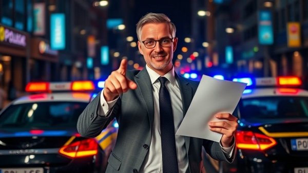 National Carry Reciprocity Police Opposition document held by man.