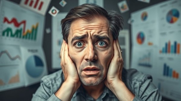 Abstract B2B buyer frustrations visual.